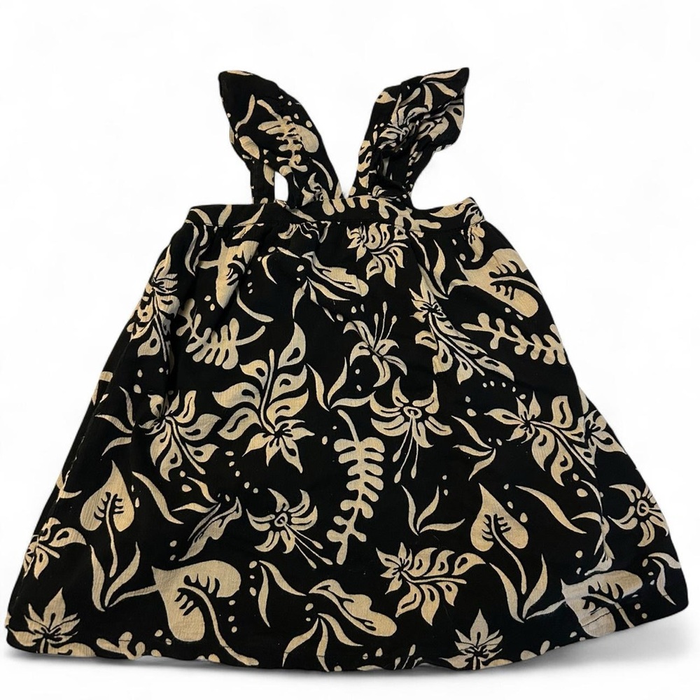 GAP Black and Cream Toddler Dress